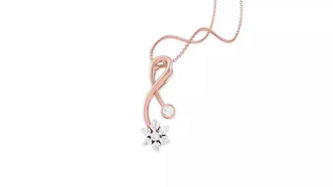 Women Pendant 3dm STL OBJ FBX Renders Details