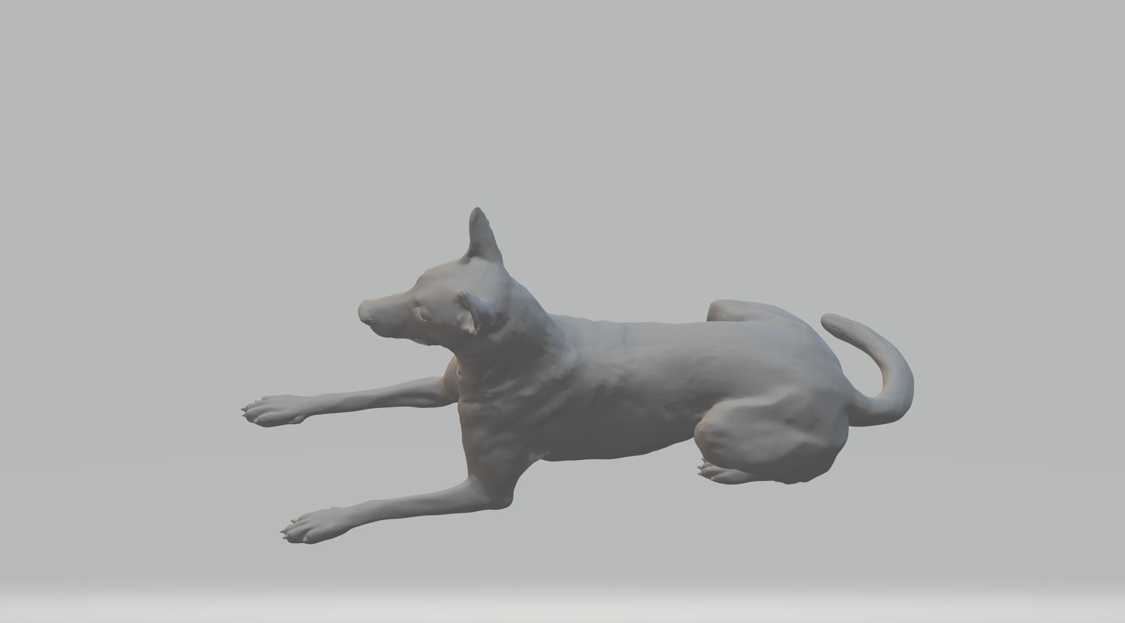 Pharaoh Hound 3D print model_3