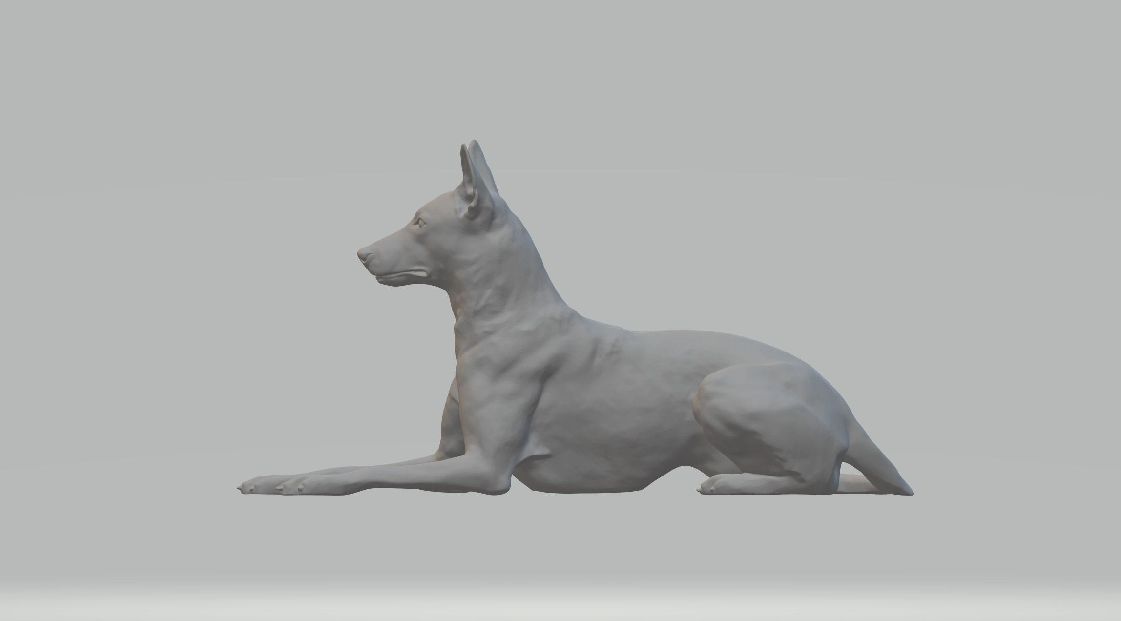 Pharaoh Hound 3D print model_2