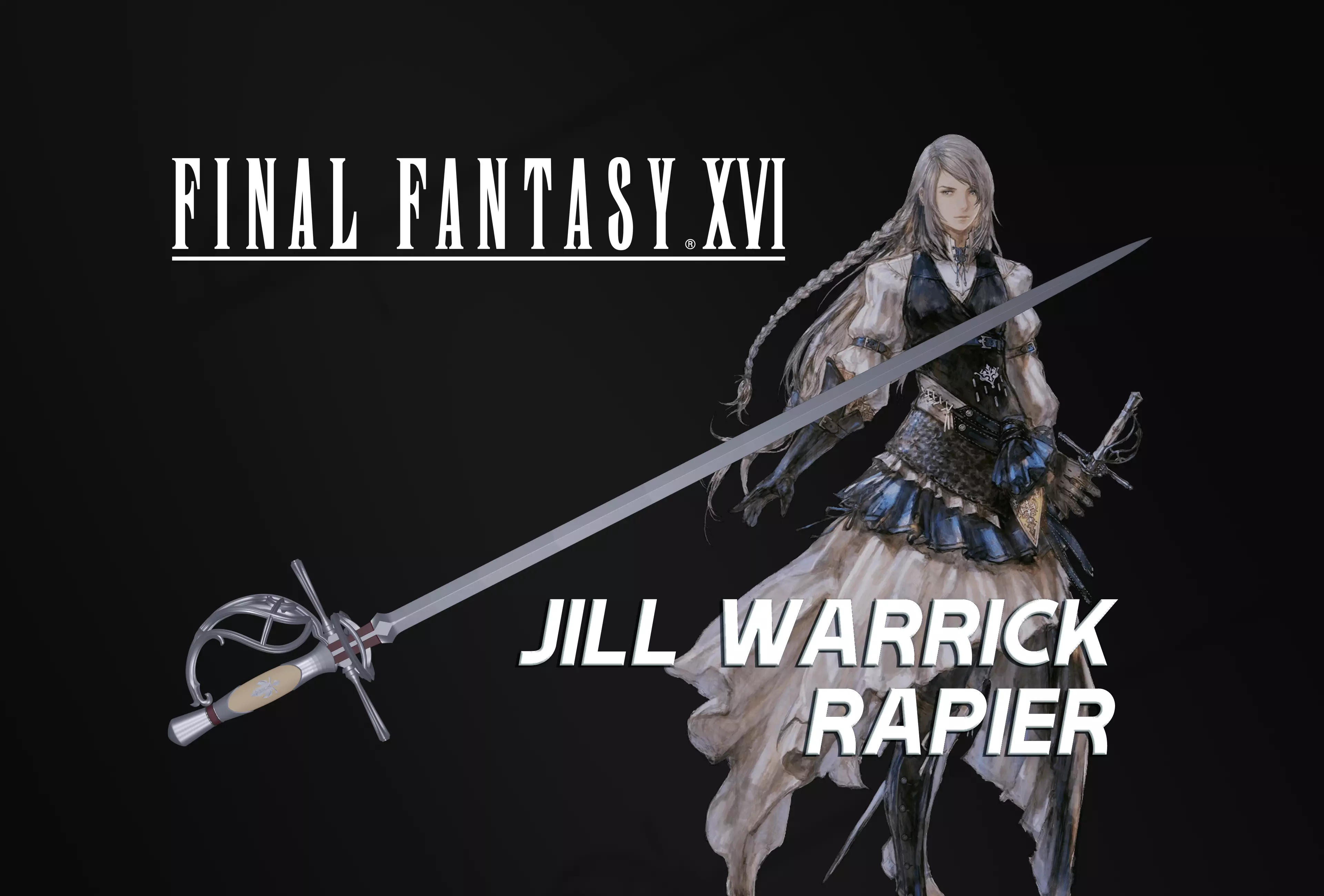 Final Fantasy XVI - Jill Warrick Rapier 3D print model_0