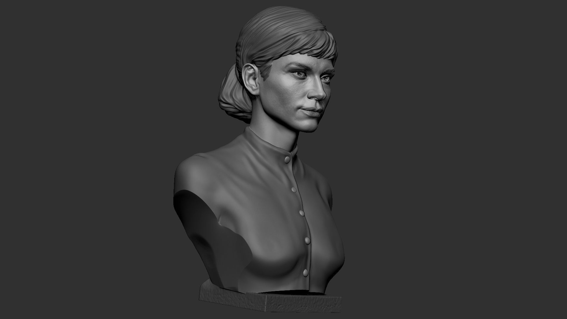 Audrey Hepburn  3D print model_11