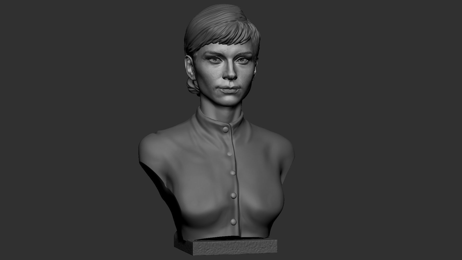 Audrey Hepburn  3D print model_15