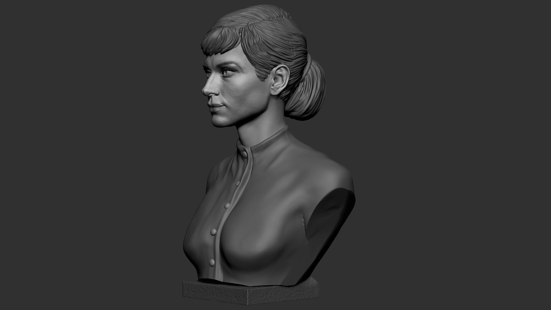 Audrey Hepburn  3D print model_32