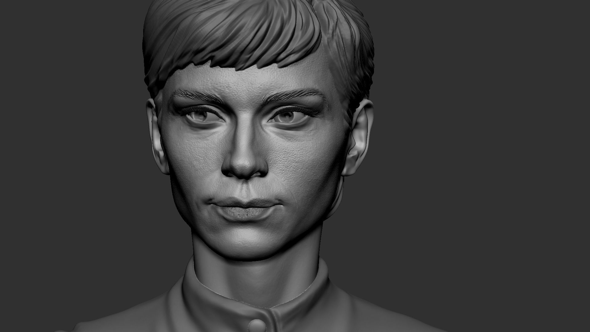 Audrey Hepburn  3D print model_17