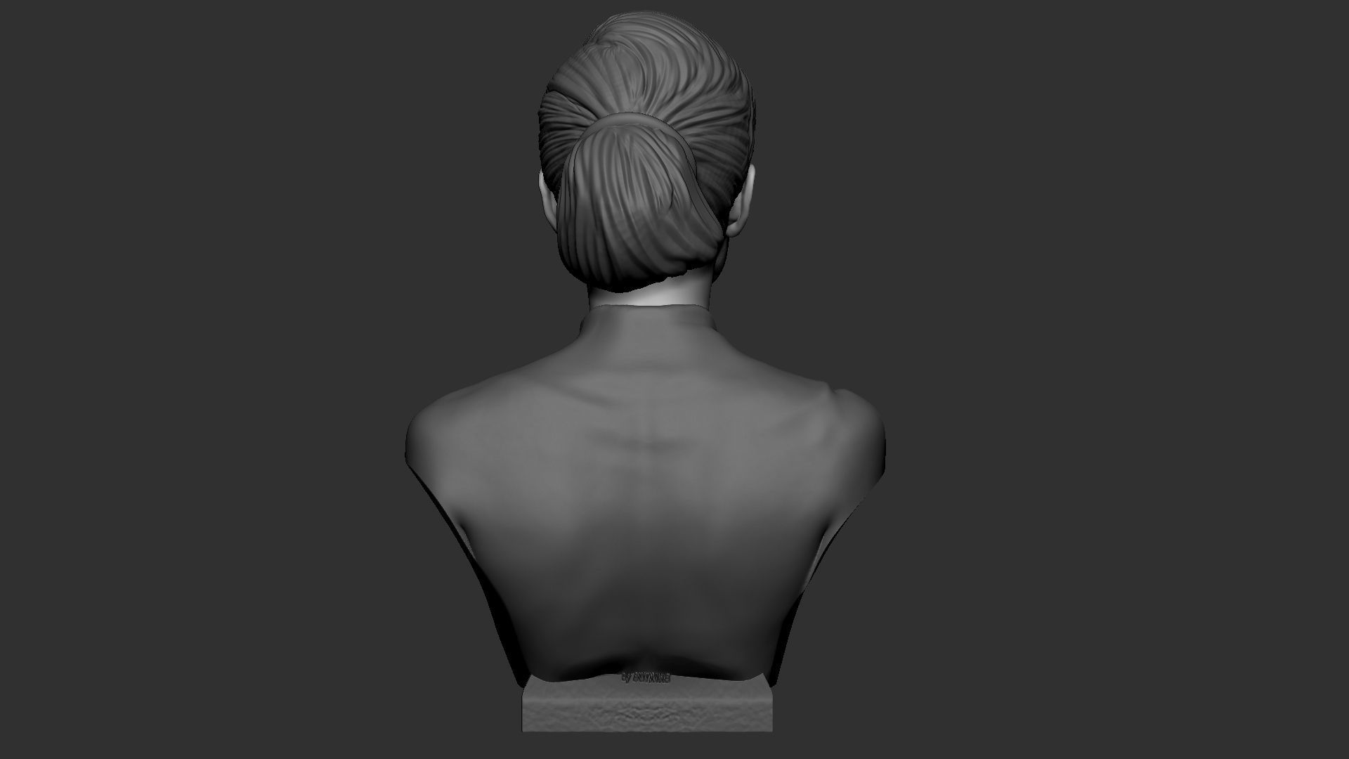 Audrey Hepburn  3D print model_6