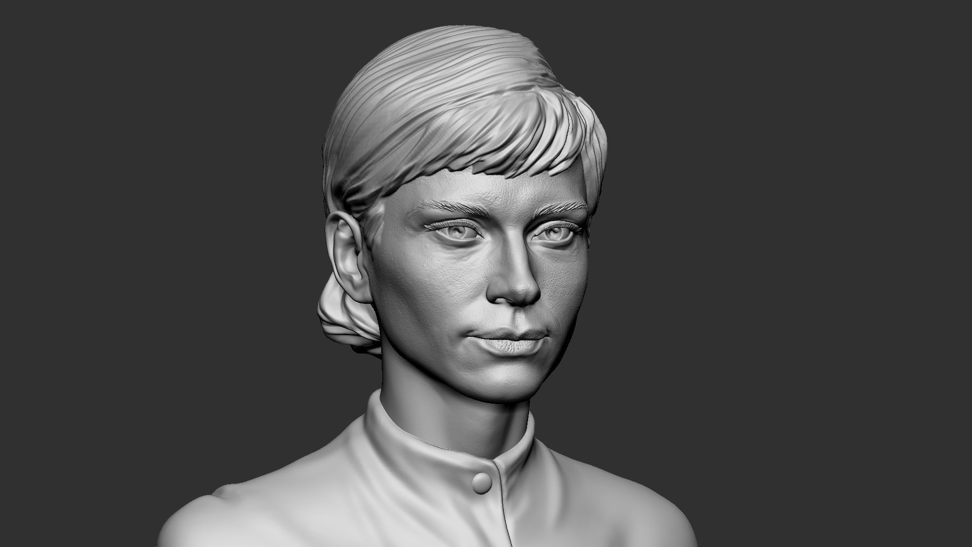 Audrey Hepburn  3D print model_28