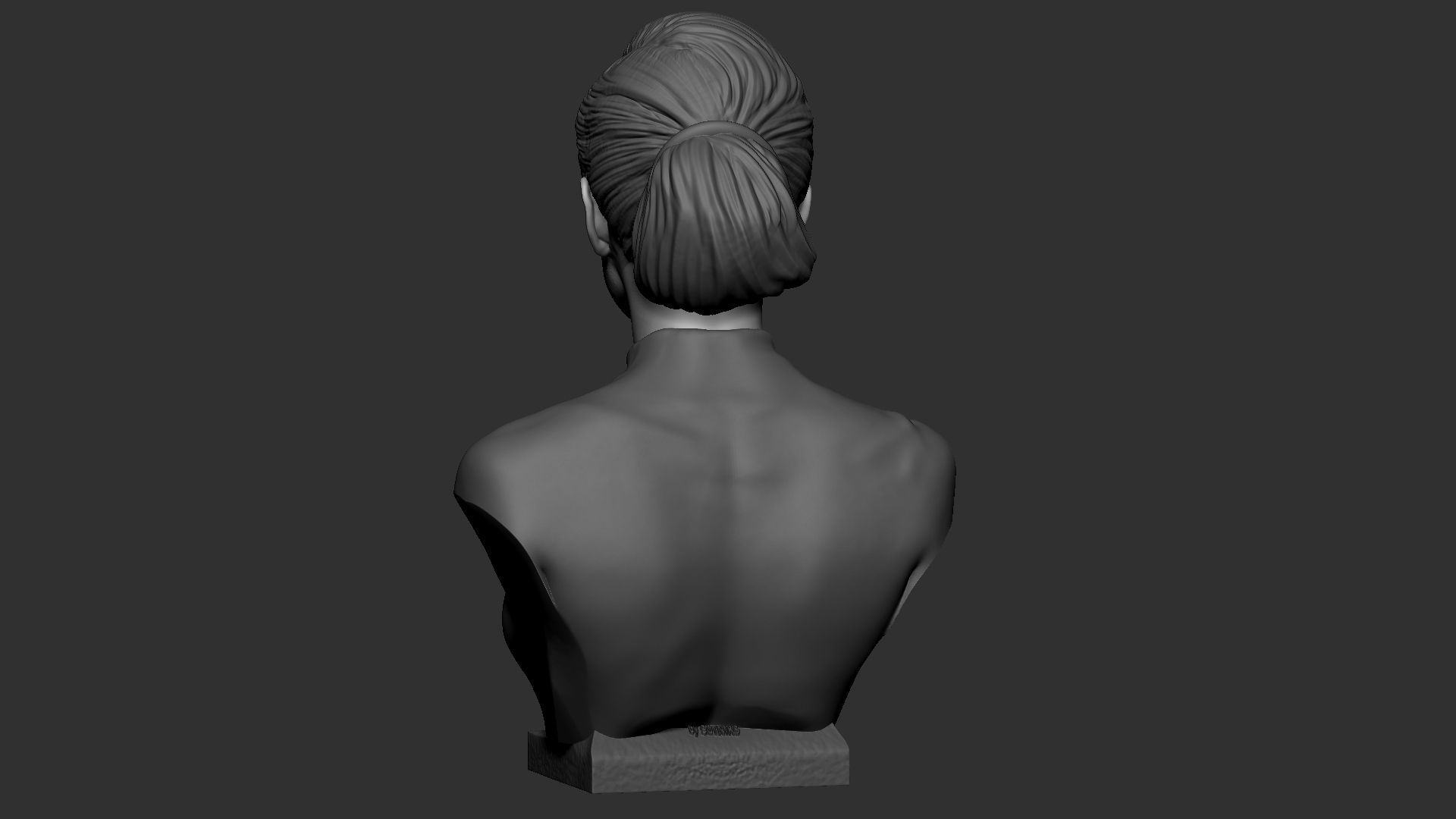Audrey Hepburn  3D print model_5