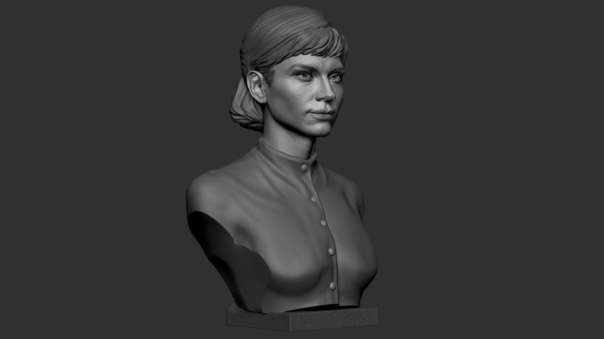 Audrey Hepburn  3D print model_12