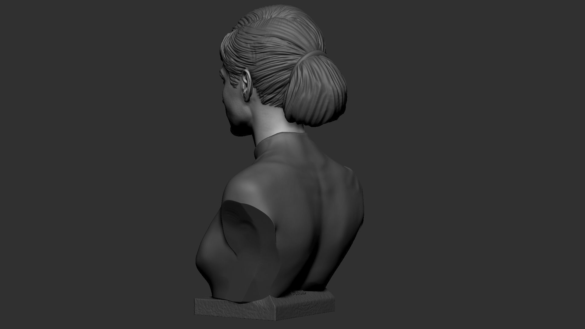 Audrey Hepburn  3D print model_3