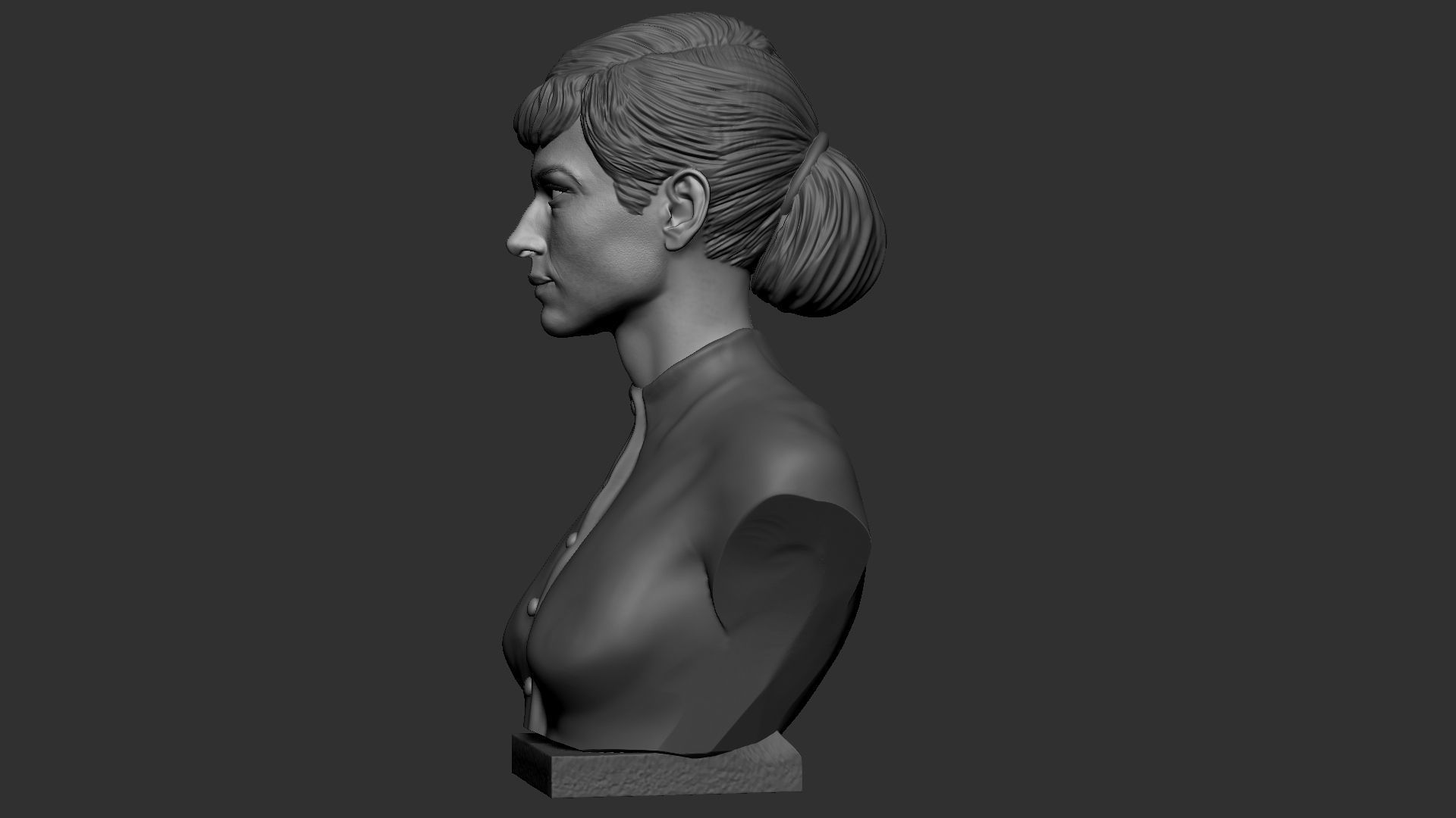 Audrey Hepburn  3D print model_34