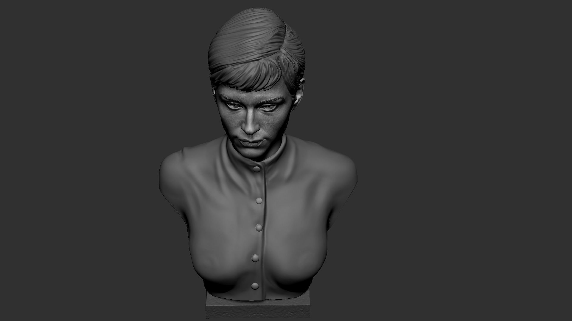 Audrey Hepburn  3D print model_20