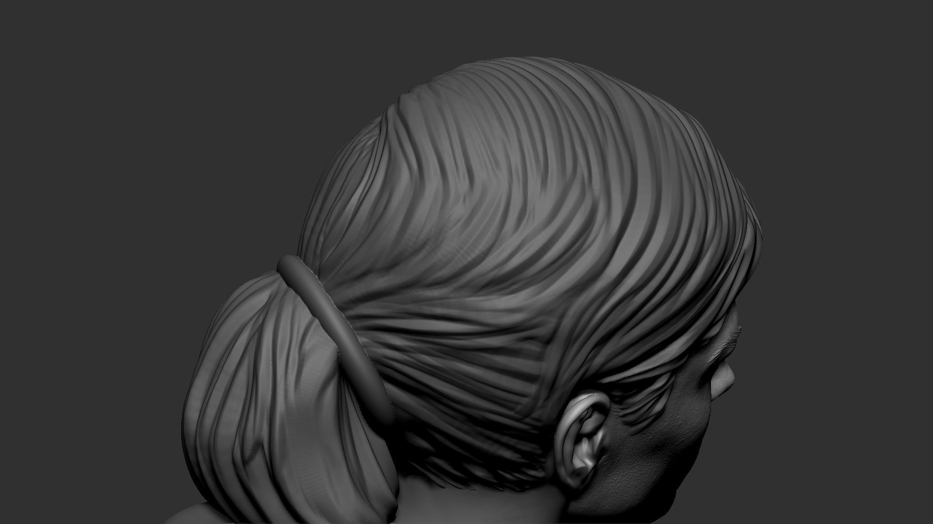 Audrey Hepburn  3D print model_18