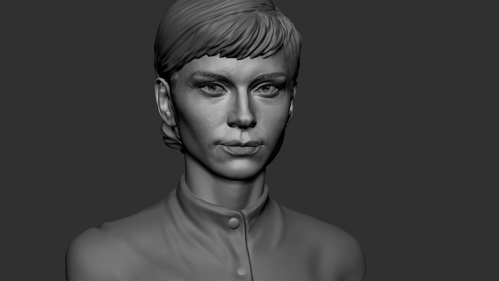 Audrey Hepburn  3D print model_16