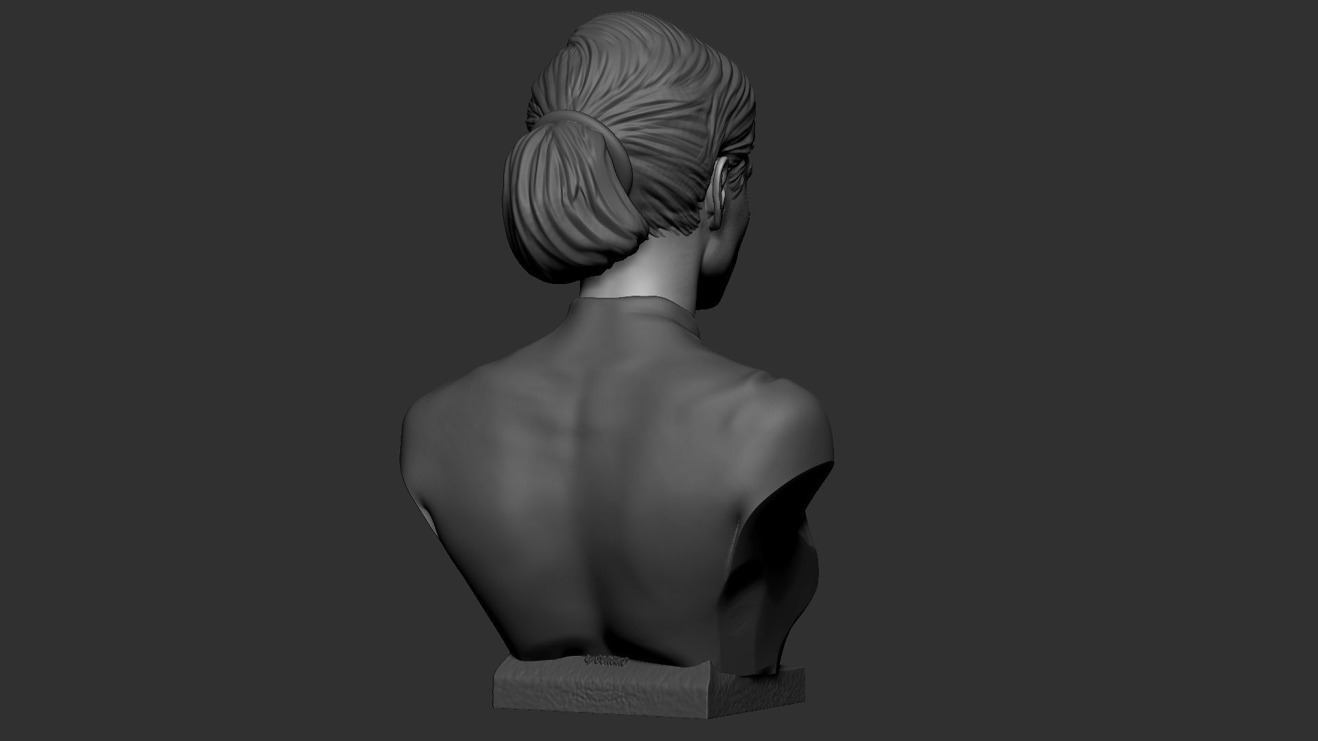 Audrey Hepburn  3D print model_7