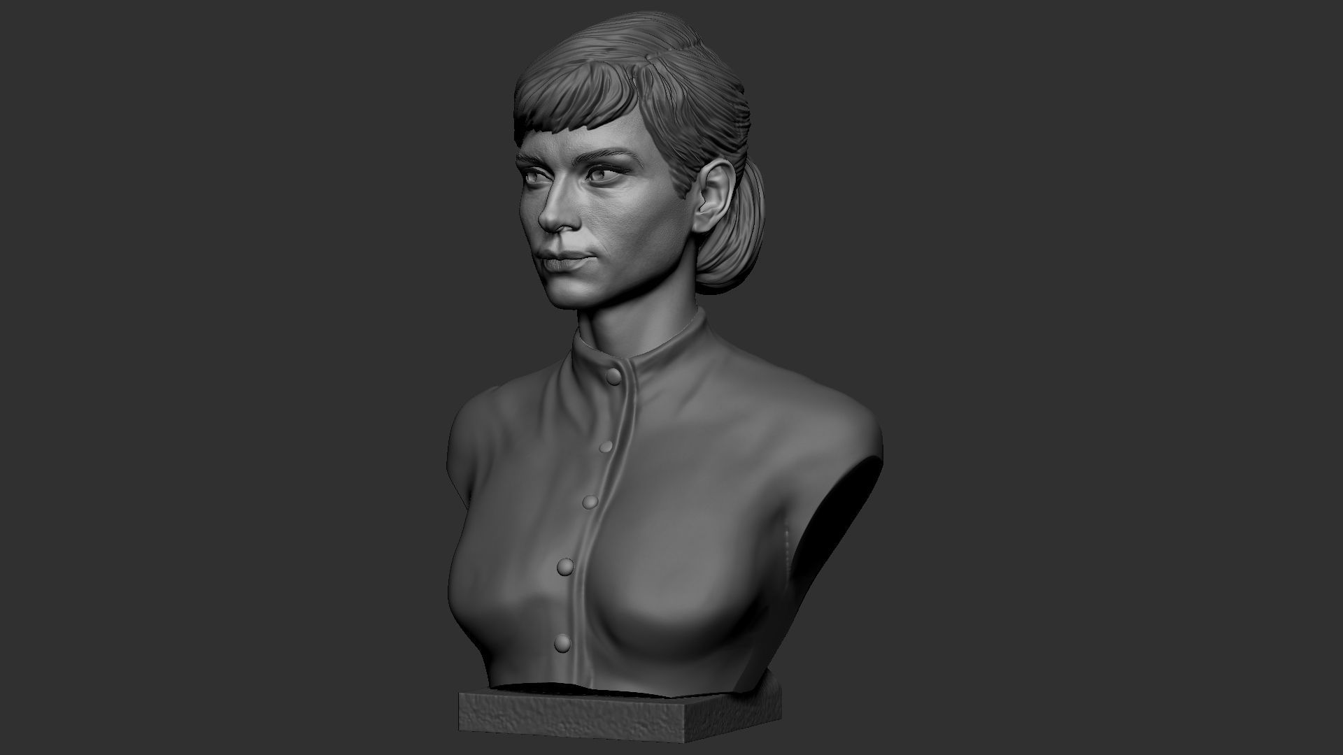 Audrey Hepburn  3D print model_24