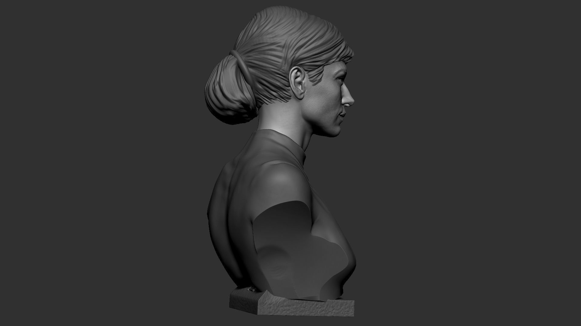 Audrey Hepburn  3D print model_9