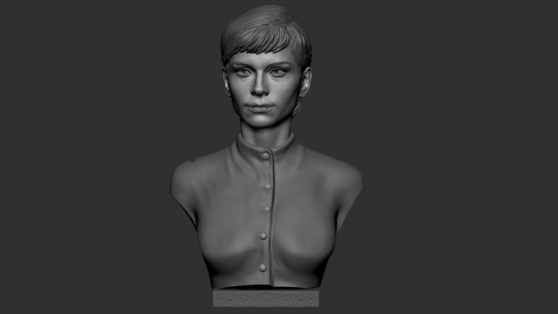 Audrey Hepburn  3D print model_2