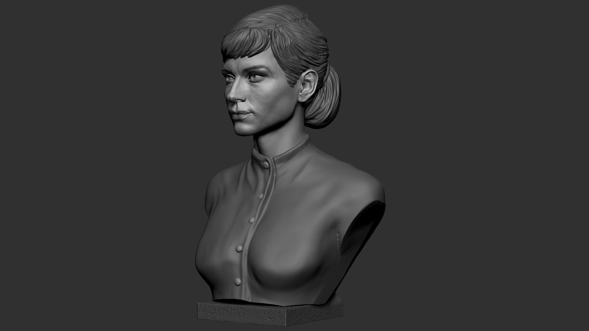 Audrey Hepburn  3D print model_31