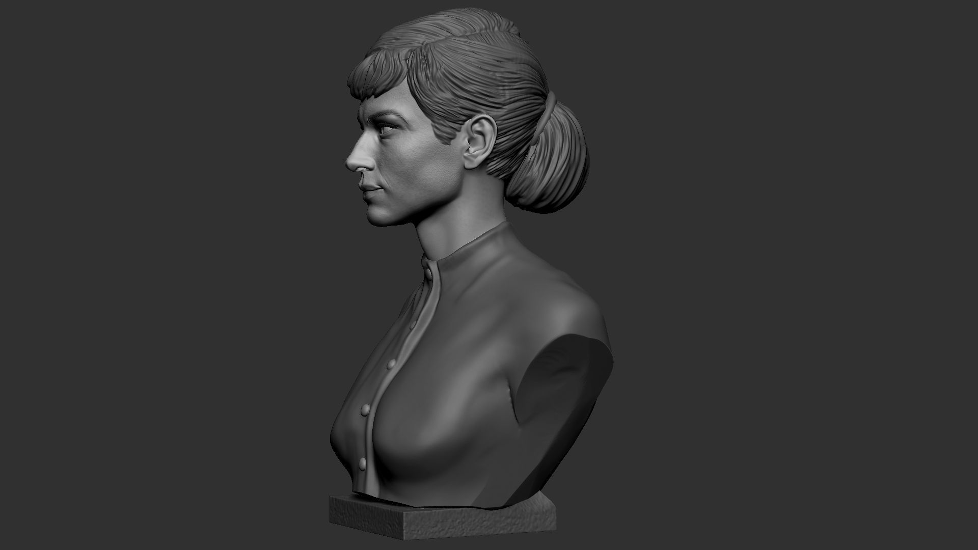 Audrey Hepburn  3D print model_33