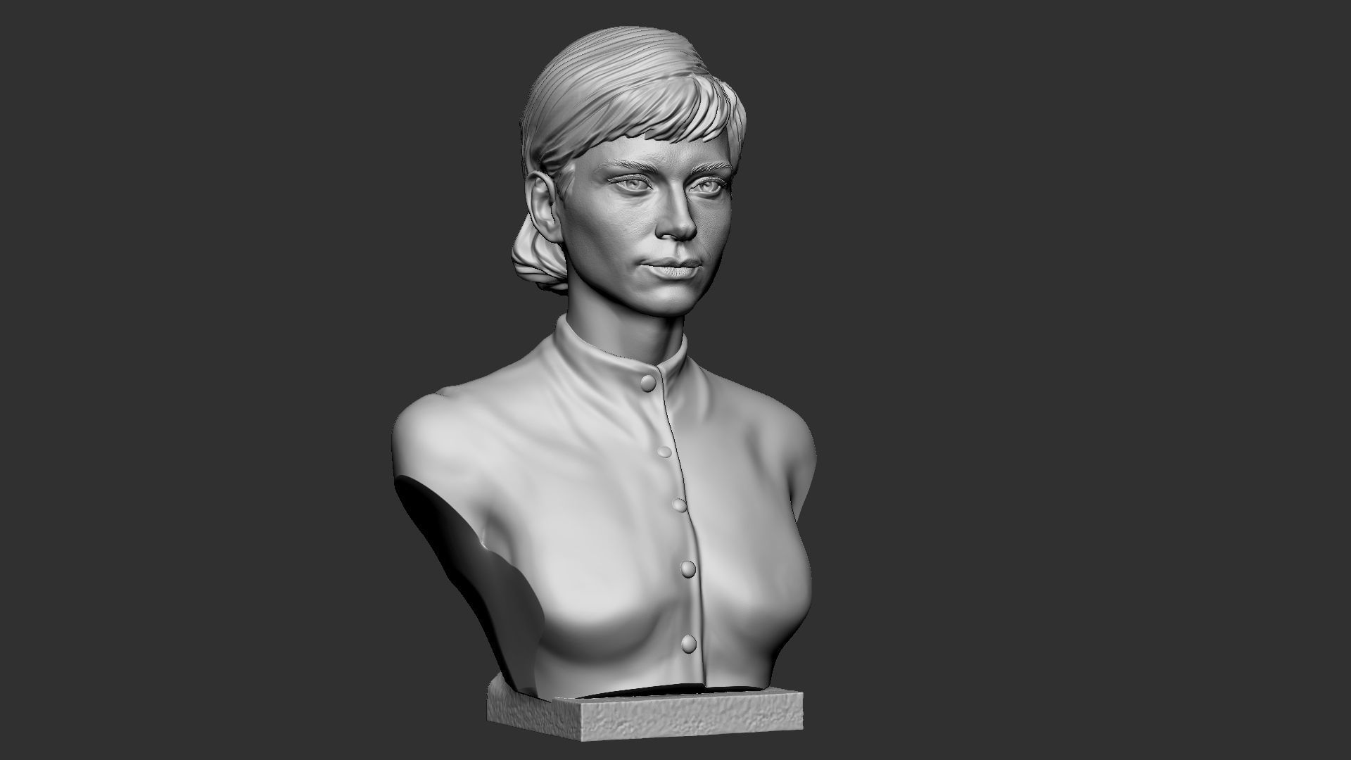 Audrey Hepburn  3D print model_30