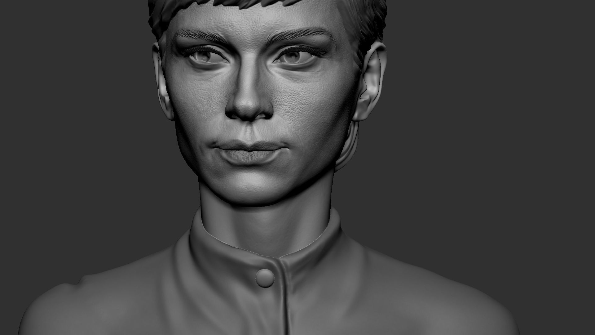 Audrey Hepburn  3D print model_23