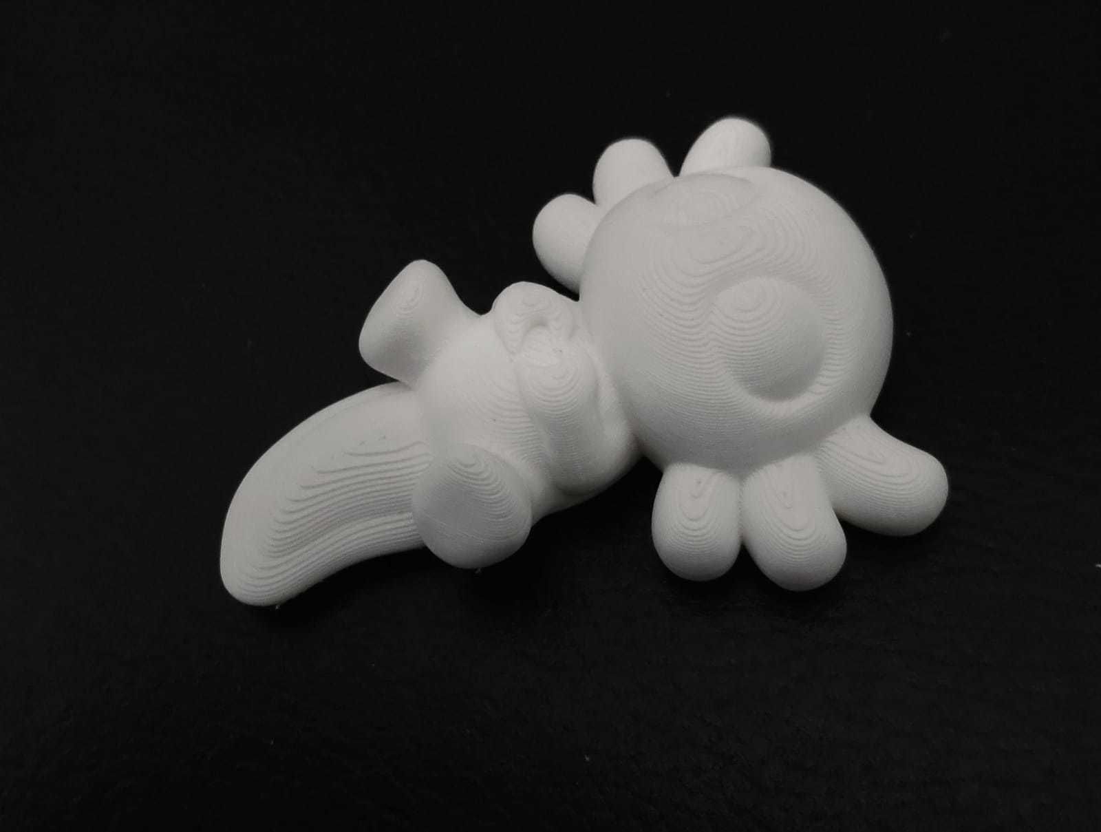 Axolotl Heart hand 3D print model_4