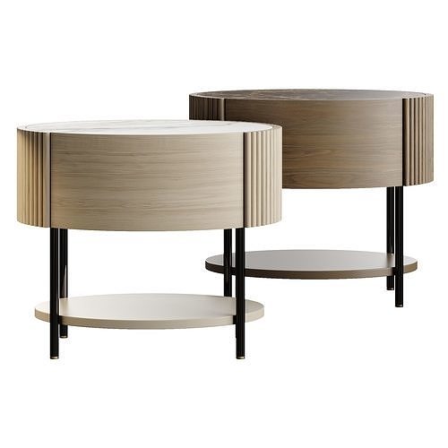 Ana Roque Benny Bedside Table Low-poly 3D model