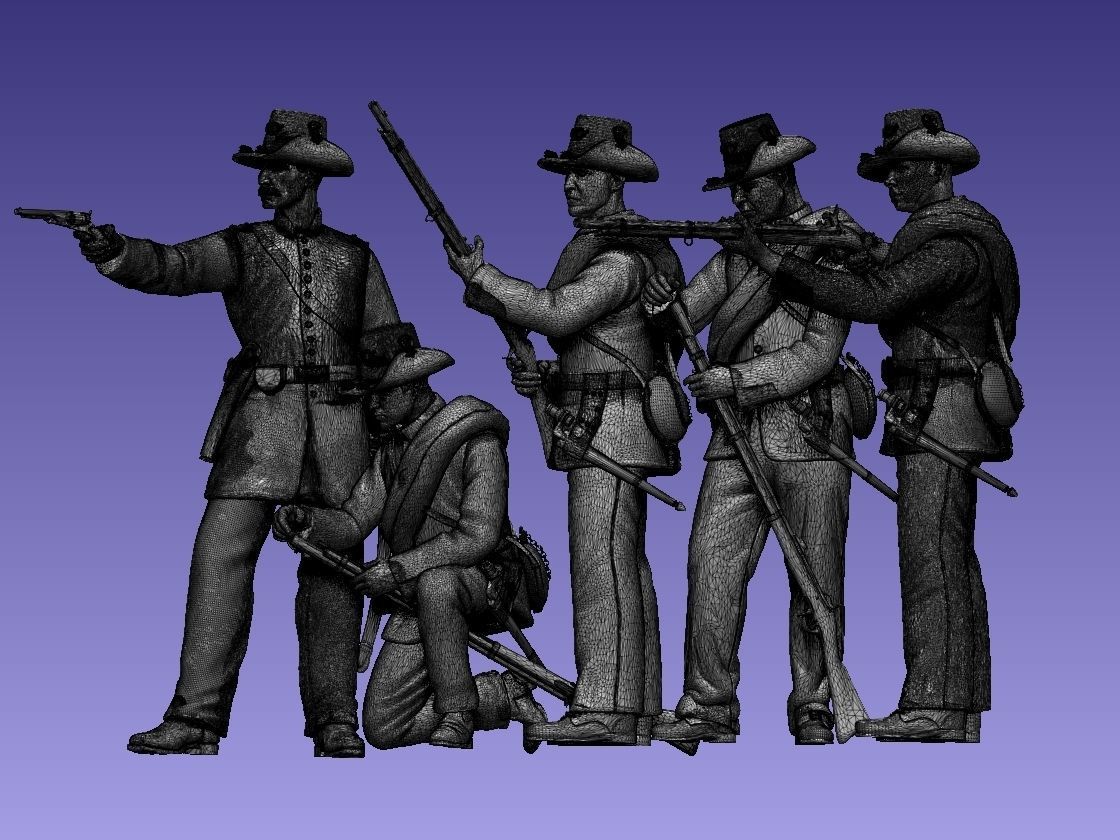 Union Iron Brigade Infantry 3D print model_34