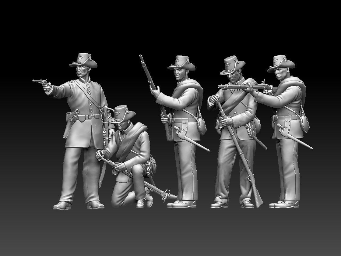 Union Iron Brigade Infantry 3D print model_103