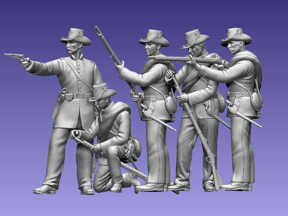 Union Iron Brigade Infantry 3D print model_87