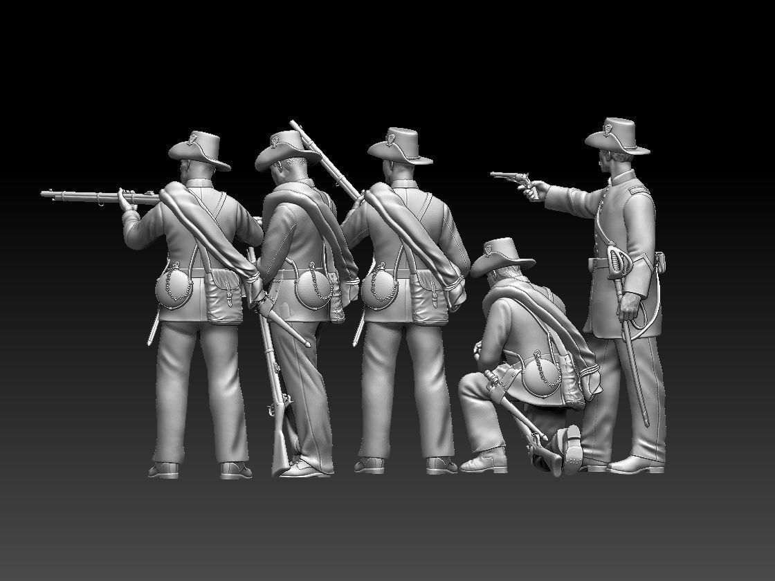 Union Iron Brigade Infantry 3D print model_14