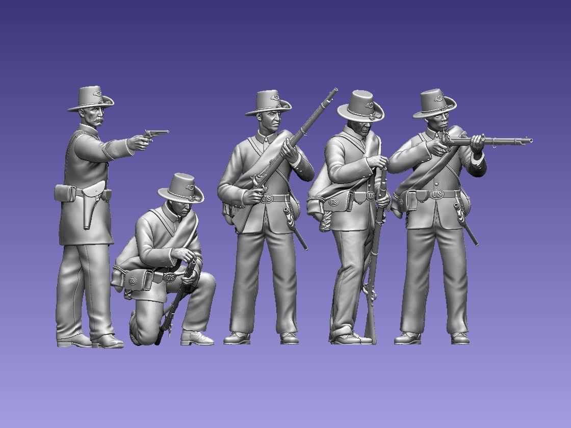 Union Iron Brigade Infantry 3D print model_66