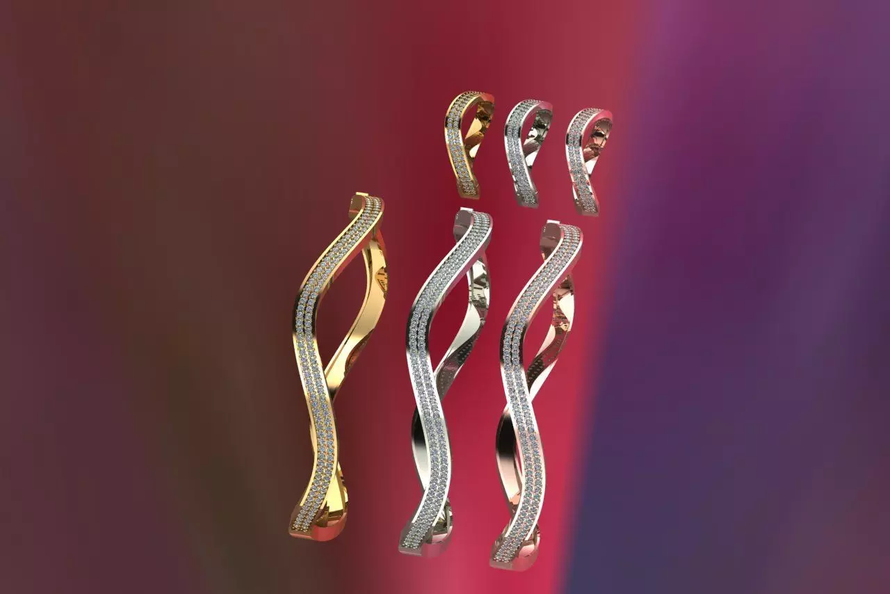 Bracelet ana Ring new design 3D print model
