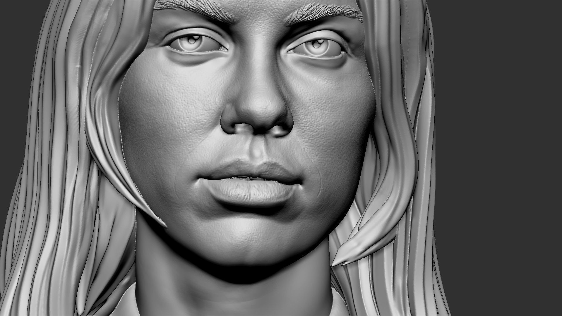 Billie Eilish 3D print model_3