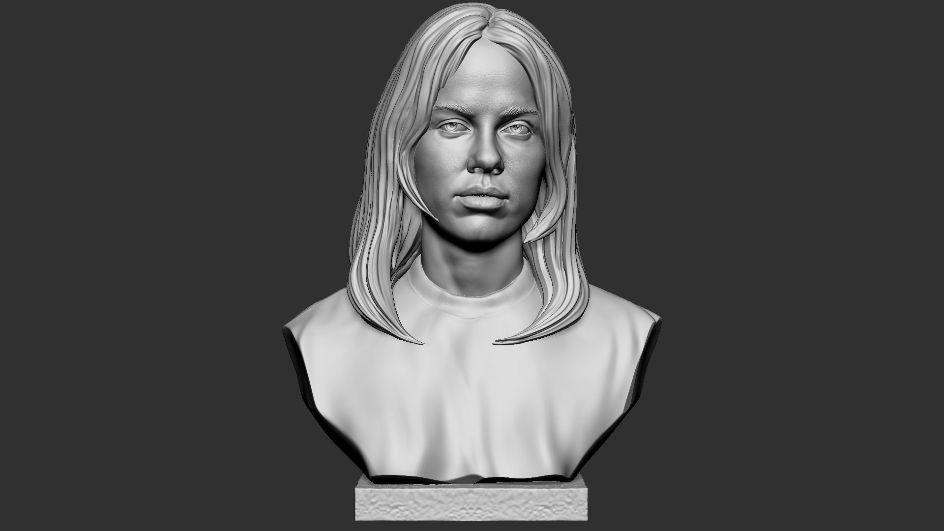 Billie Eilish 3D print model_2