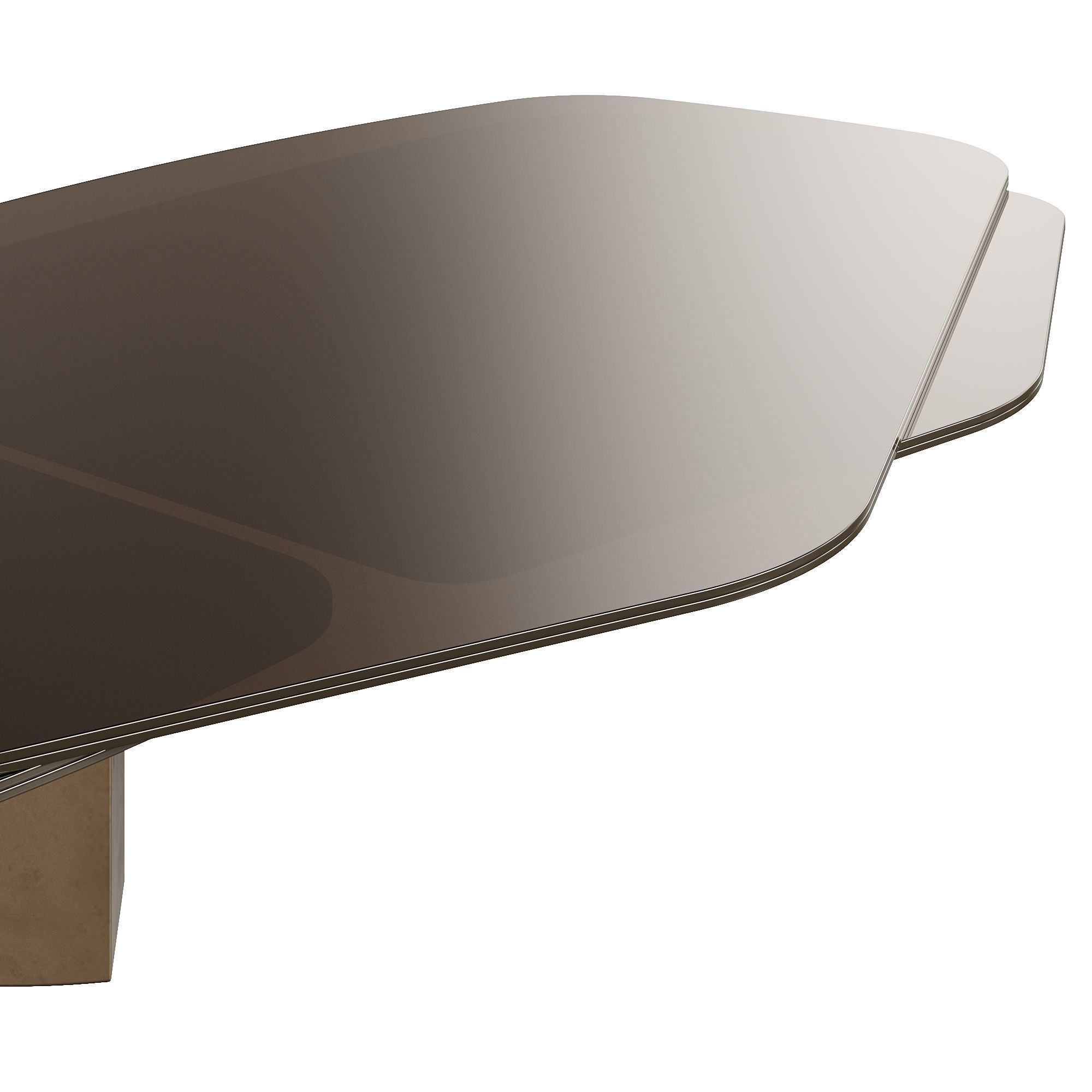 Carpenters VINCENZO DE COTIIS DC1503 Glass Table Low-poly 3D model_4