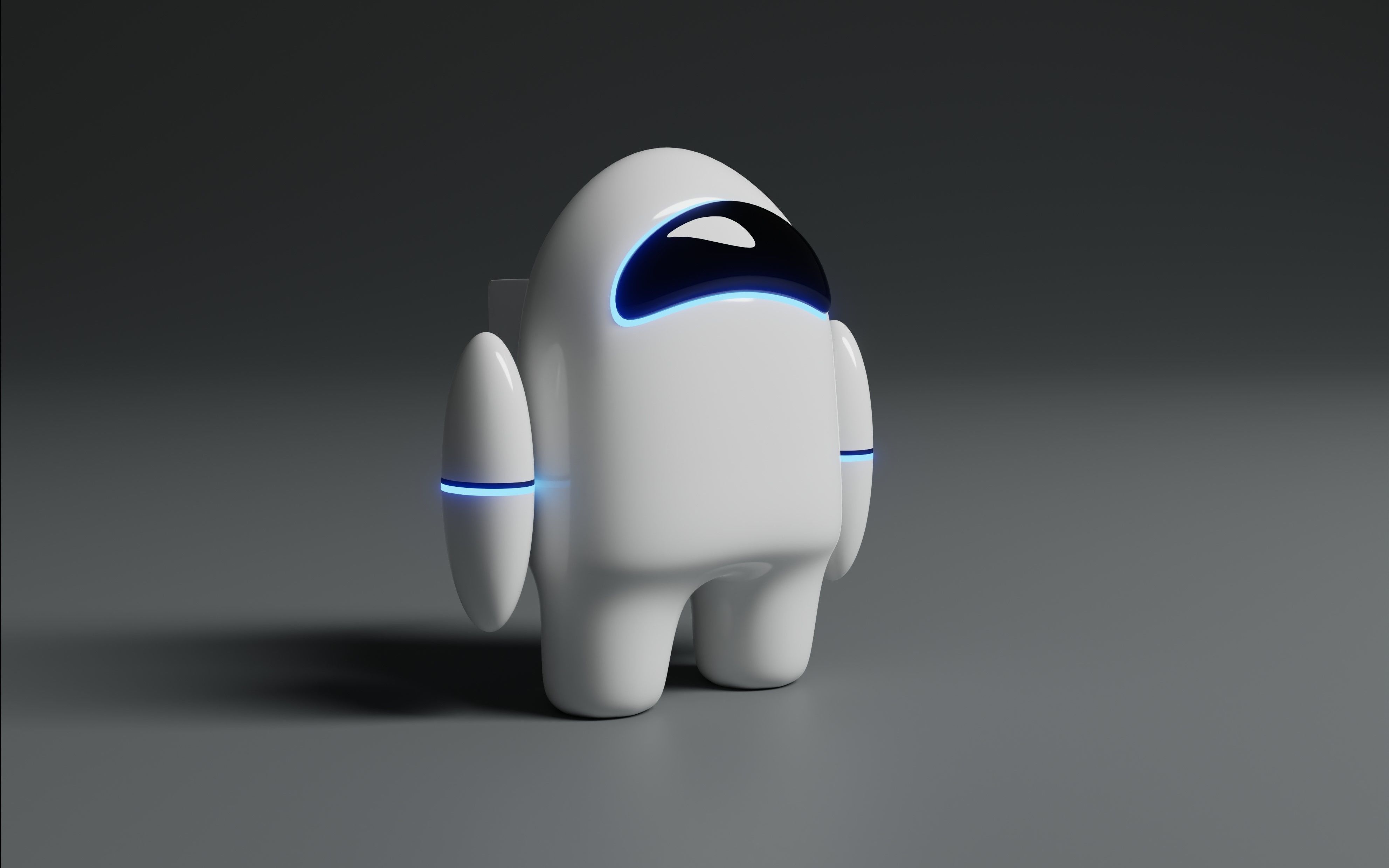 among us 3d robot model 3D model_1