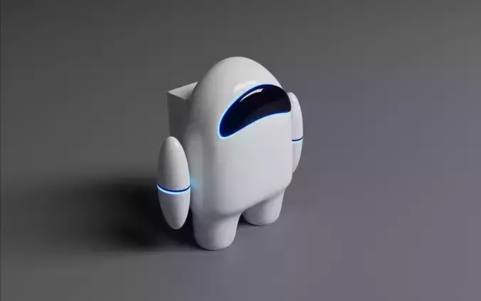 among us 3d robot model 3D model