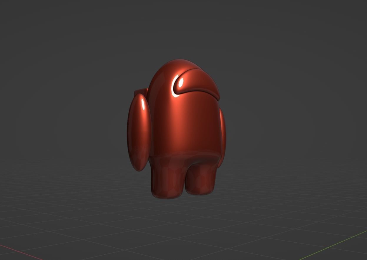 among us 3d robot model 3D model_6