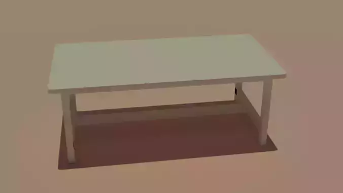 Science lab table Free low-poly 3D model
