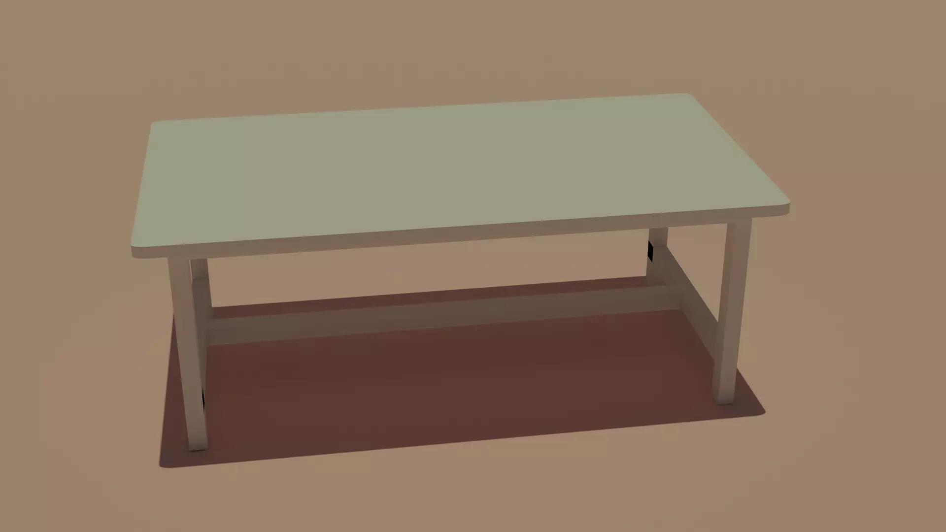Science lab table Free low-poly 3D model_0