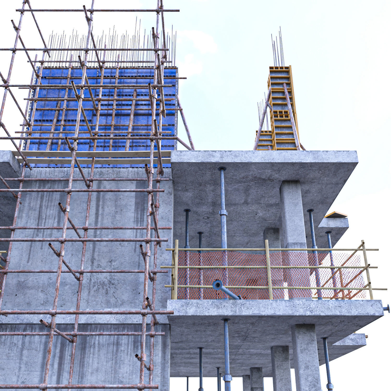 modular Building Vol 06 Low-poly 3D model_5