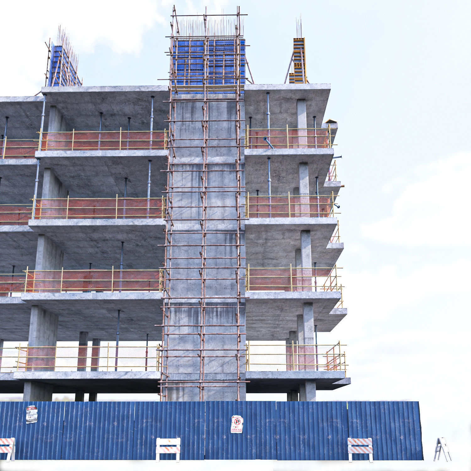 modular Building Vol 06 Low-poly 3D model_7