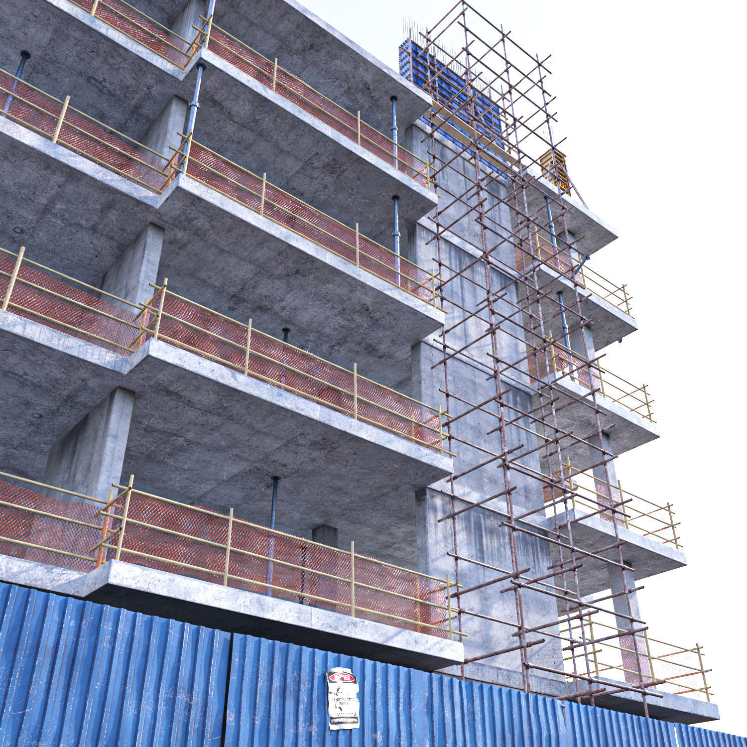 modular Building Vol 06 Low-poly 3D model_6