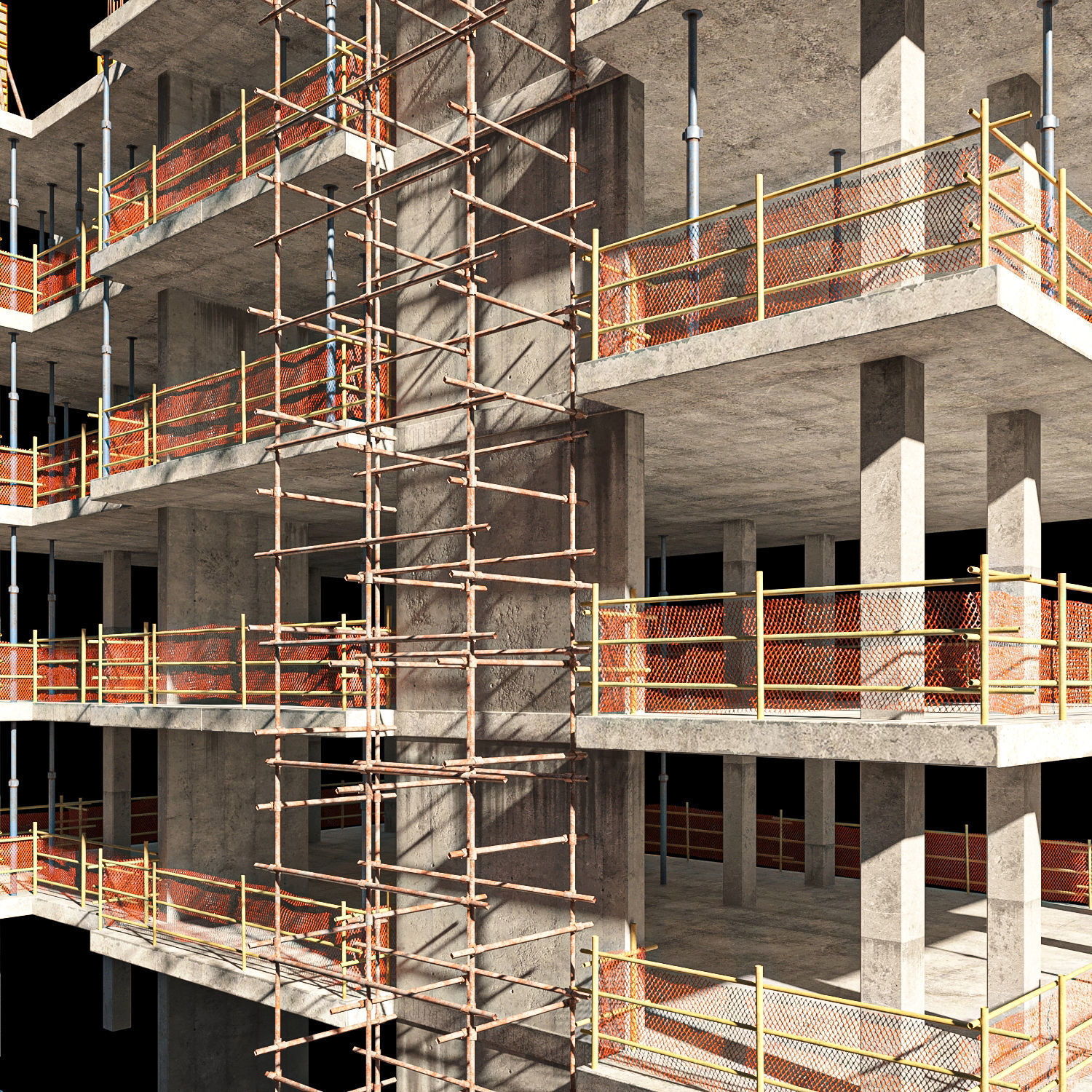 modular Building Vol 06 Low-poly 3D model_3