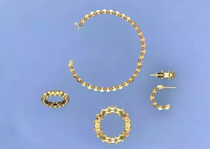 new design bracelet ring pendant earrings