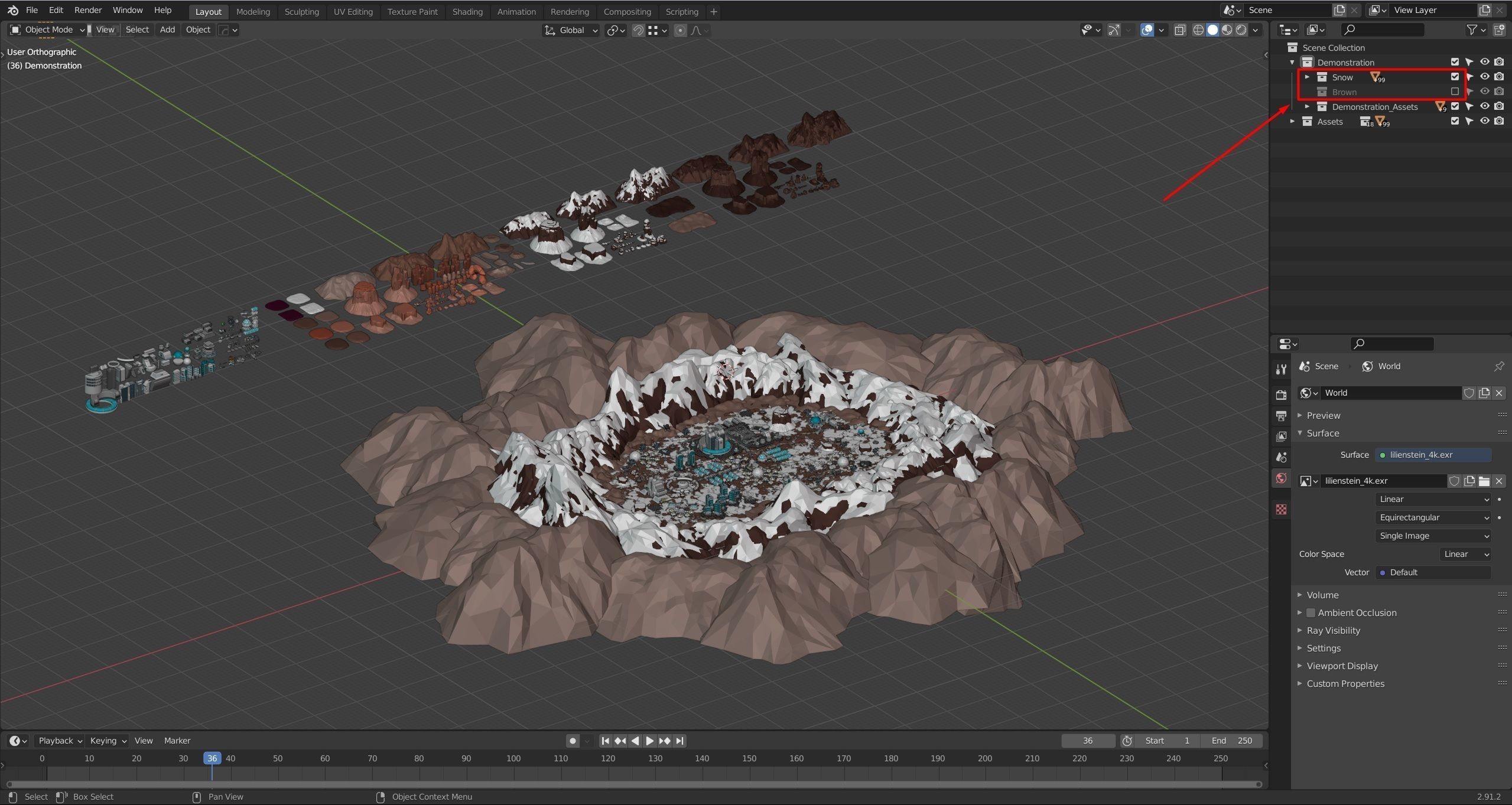 Space Station 2 Low-poly 3D model_33