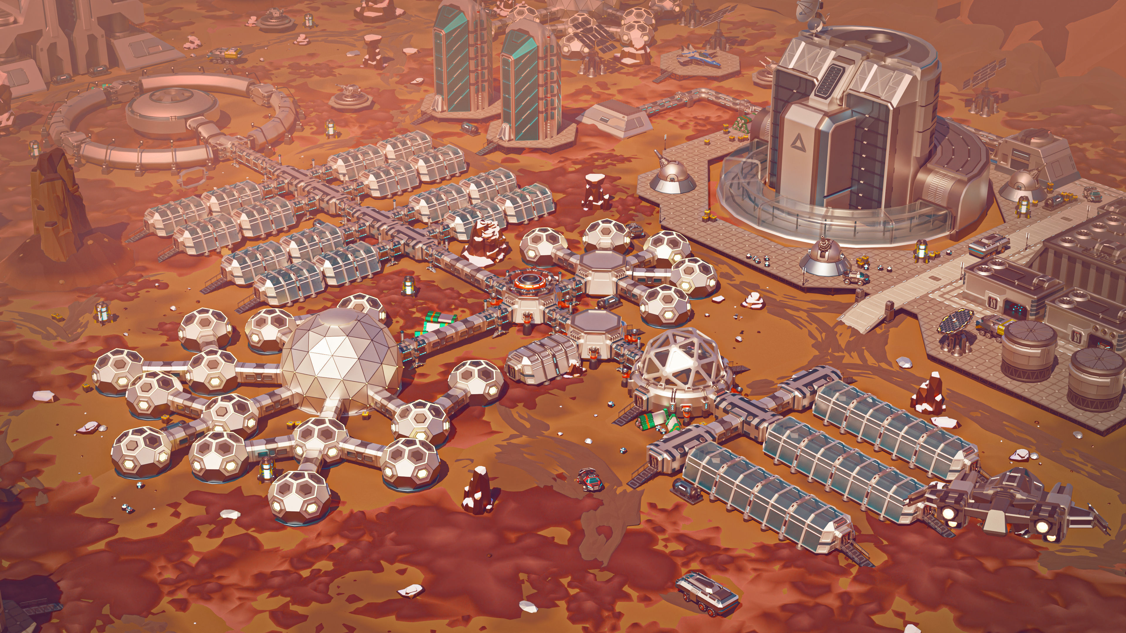 Space Station 2 Low-poly 3D model_3