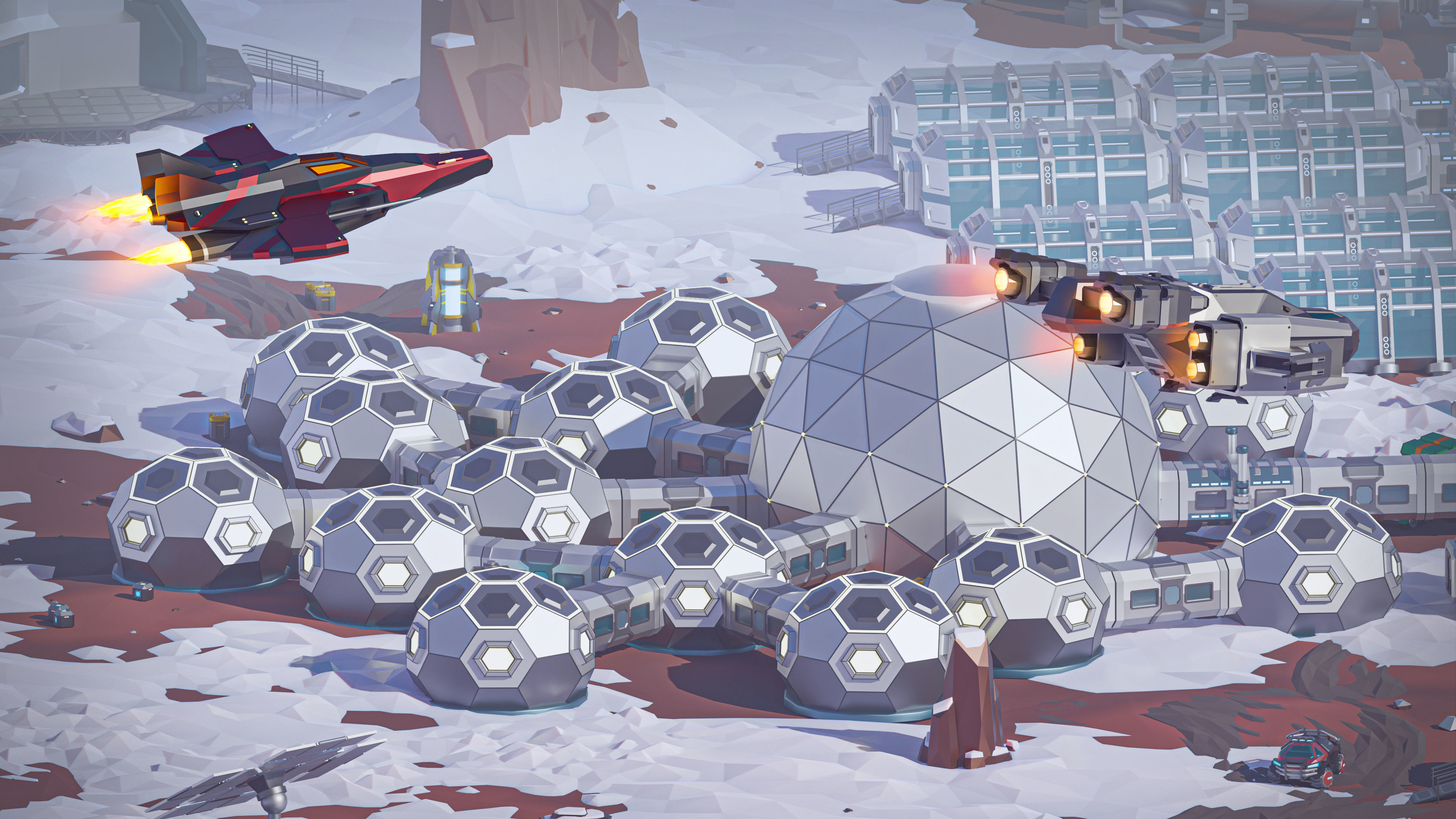 Space Station 2 Low-poly 3D model_20