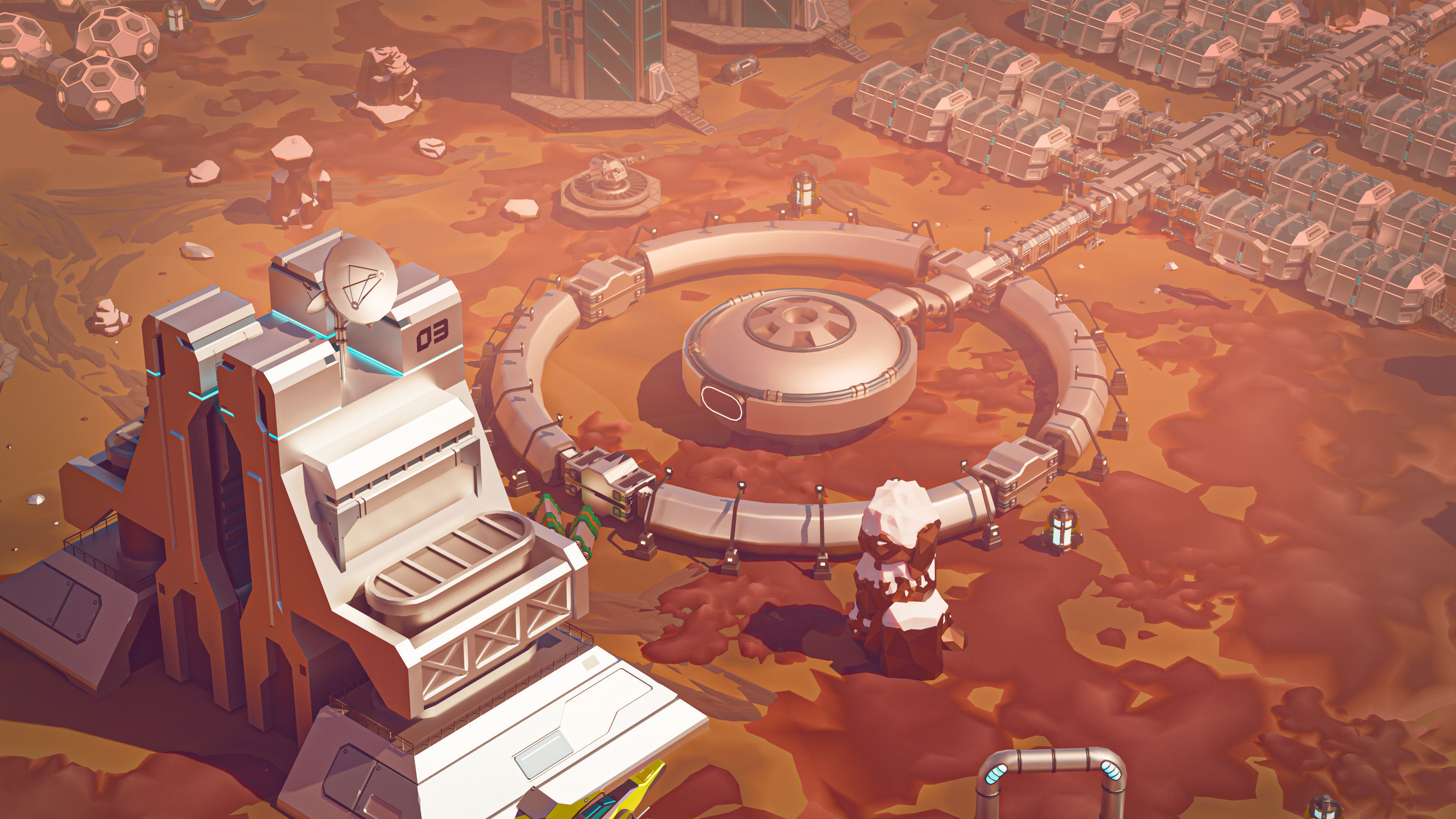 Space Station 2 Low-poly 3D model_8